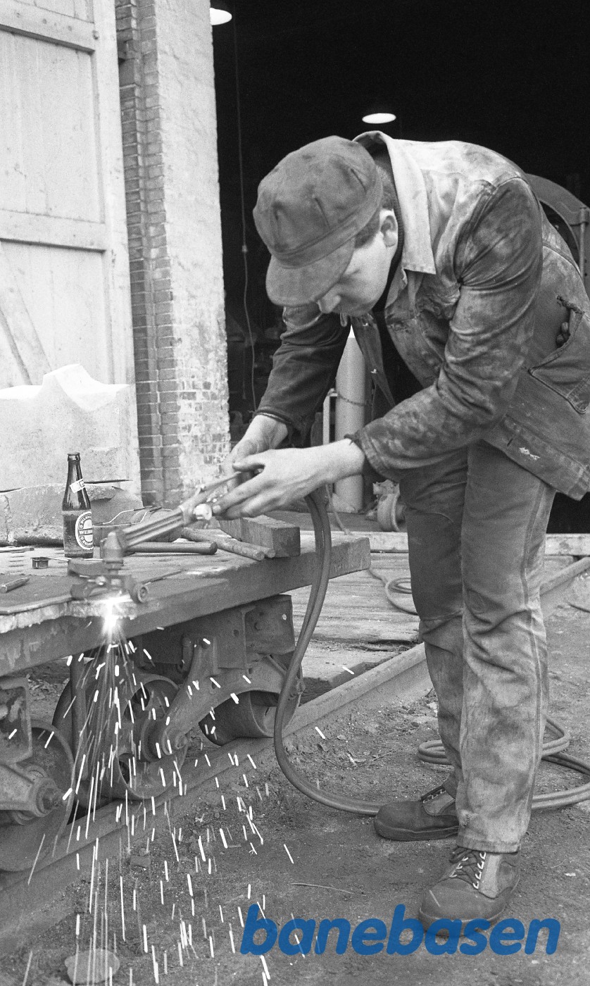 Frank med skærebrænder Frank med skærebrænder