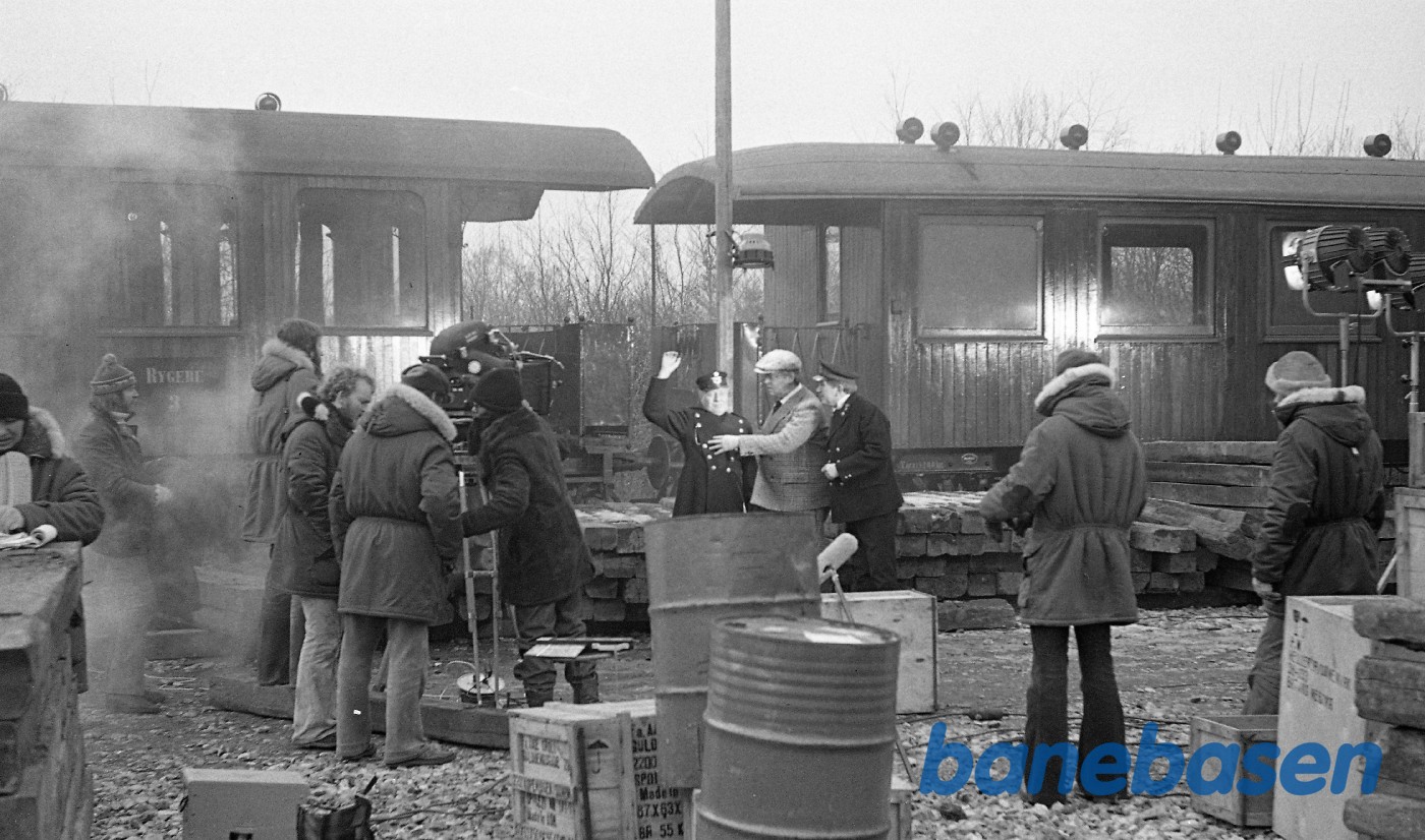 Filmoptagelser til Spøgelsestoget med Dirch Passer Filmoptagelser til Spøgelsestoget med Dirch Passer