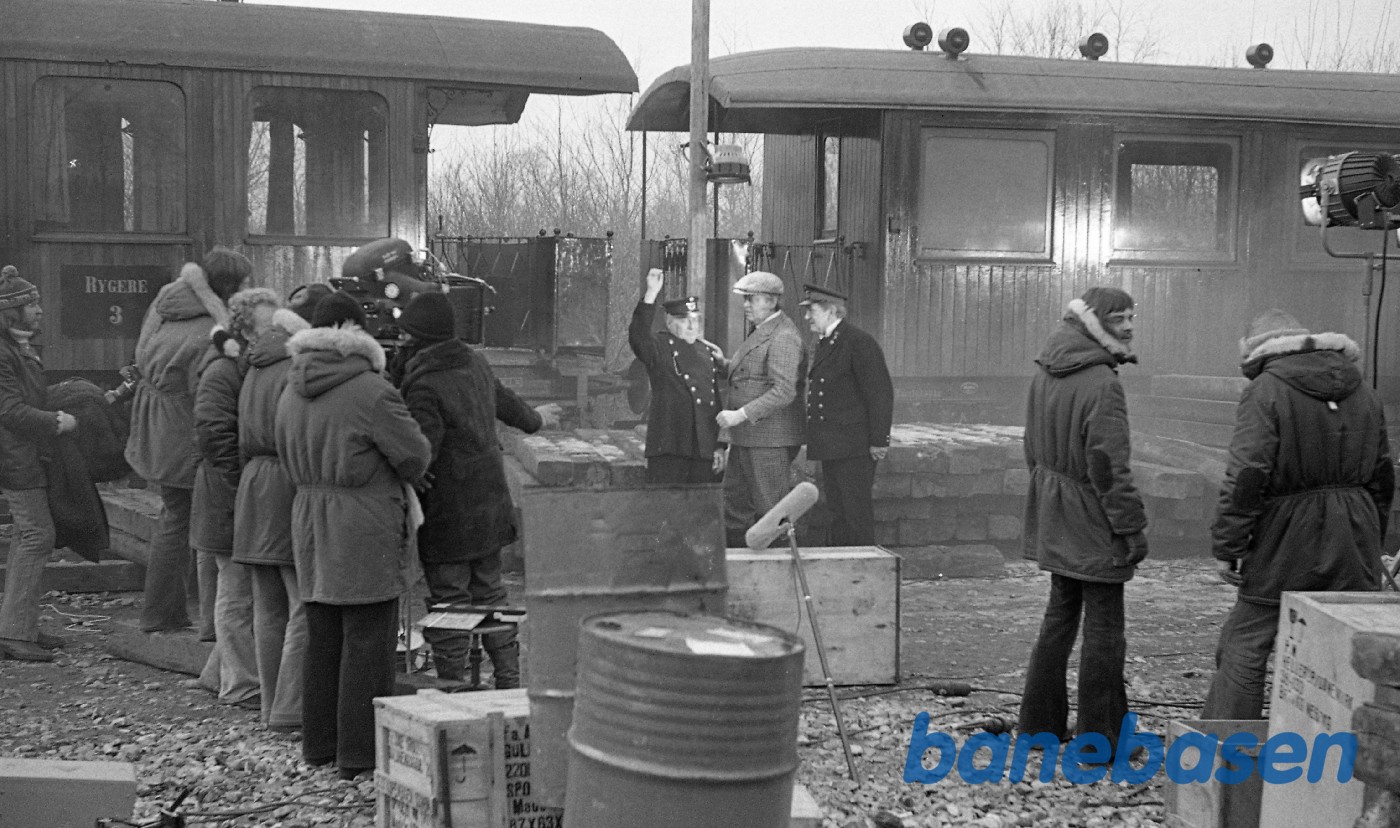 Filmoptagelser til Spøgelsestoget med Dirch Passer Filmoptagelser til Spøgelsestoget med Dirch Passer