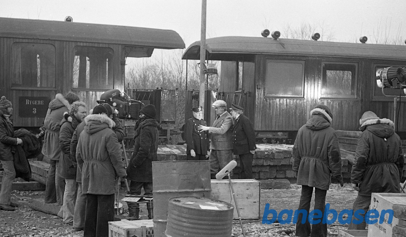 Filmoptagelser til Spøgelsestoget med Dirch Passer Filmoptagelser til Spøgelsestoget med Dirch Passer