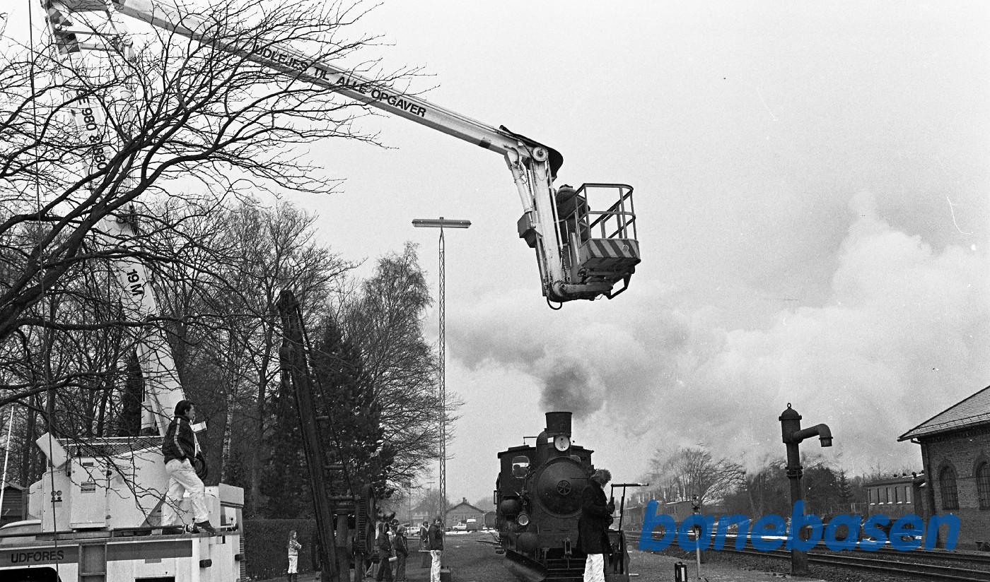 Filmoptagelser til Spøgelsestoget med Dirch Passer Filmoptagelser til Spøgelsestoget med Dirch Passer