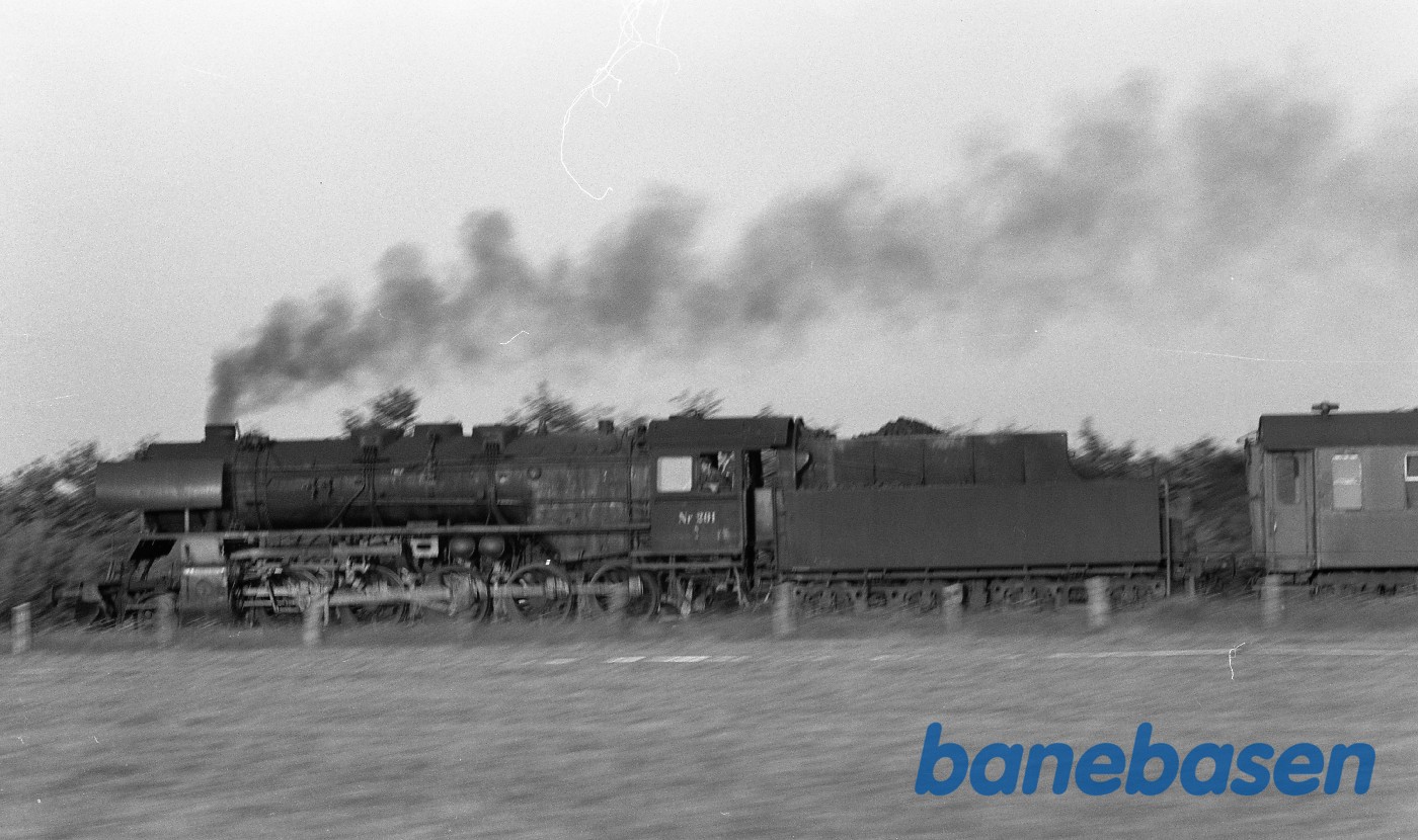 Godstog med N 201 i Jylland Godstog med N 201 i Jylland