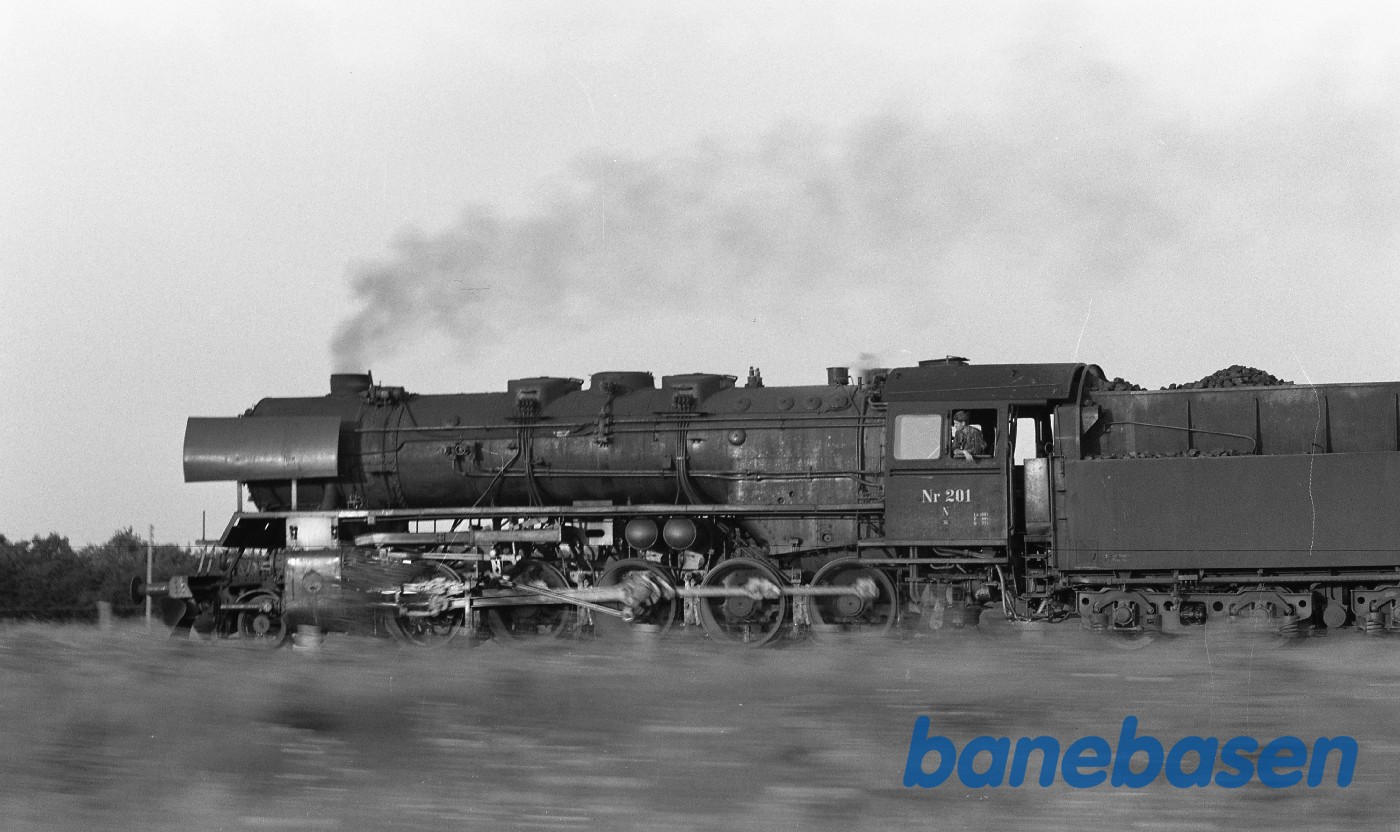 Godstog med N 201 i Jylland Godstog med N 201 i Jylland