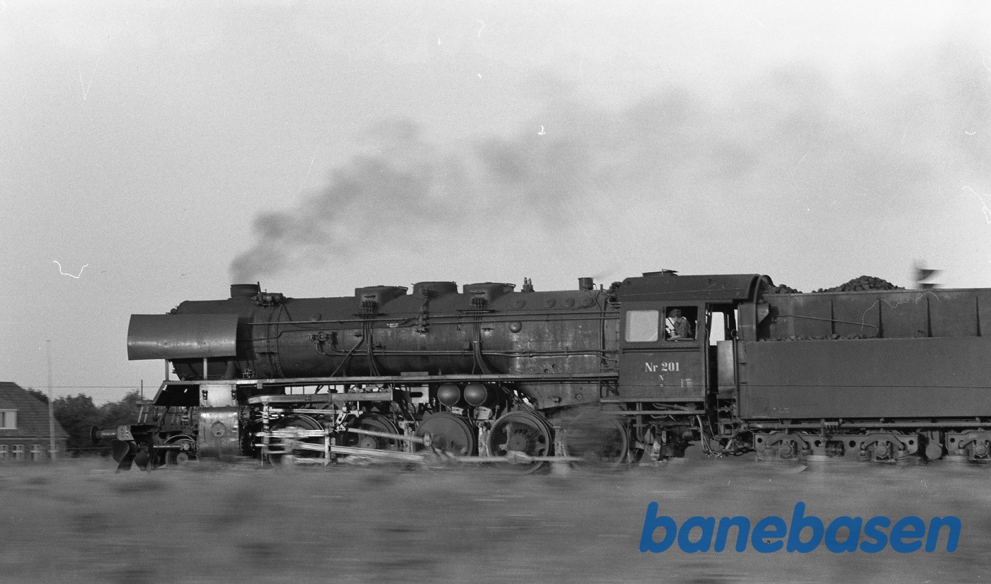 Godstog med N 201 i Jylland Godstog med N 201 i Jylland
