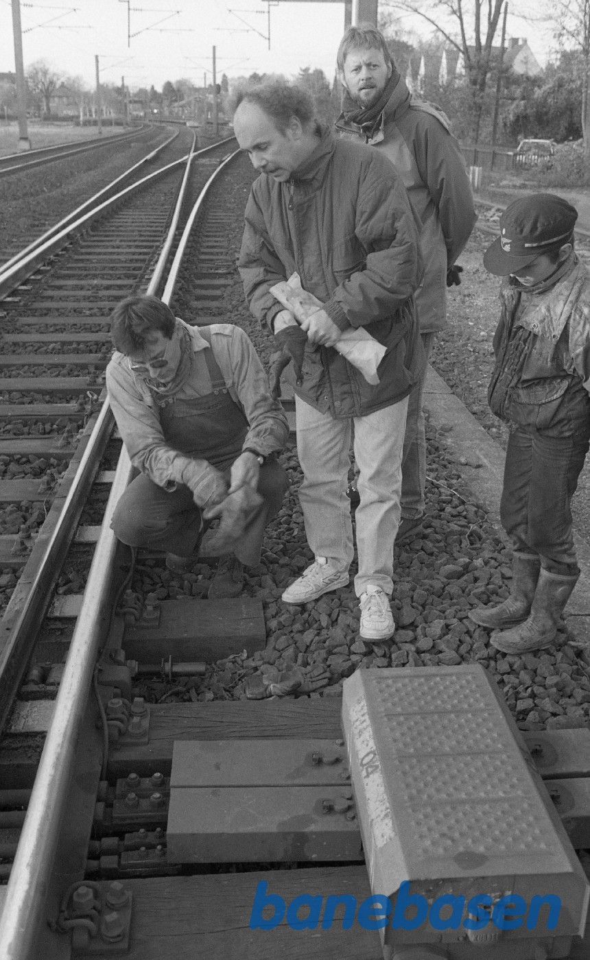 Inspektion af sporskifte i Rungsted Inspektion af sporskifte i Rungsted