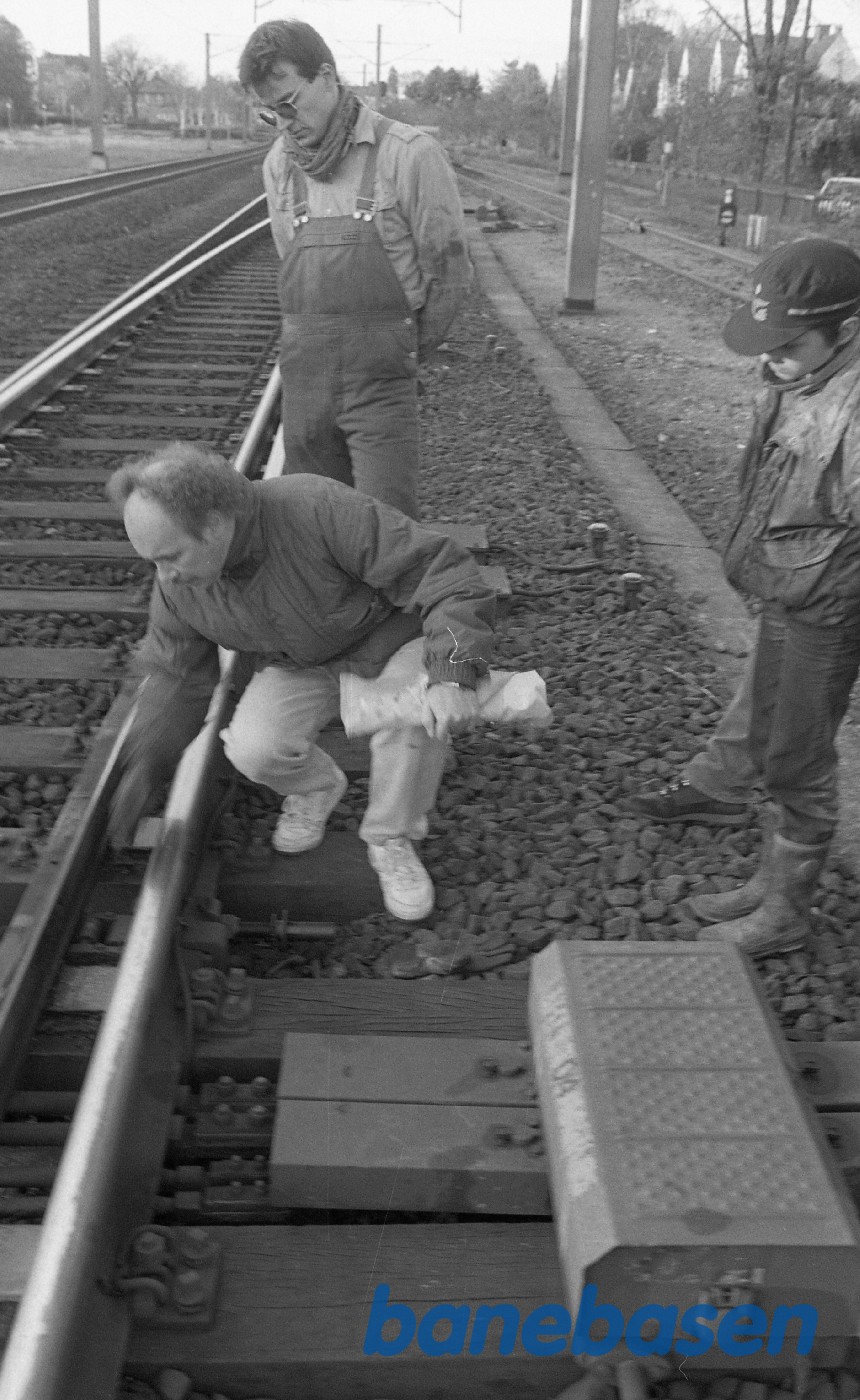 Inspektion af sporskifte i Rungsted Inspektion af sporskifte i Rungsted