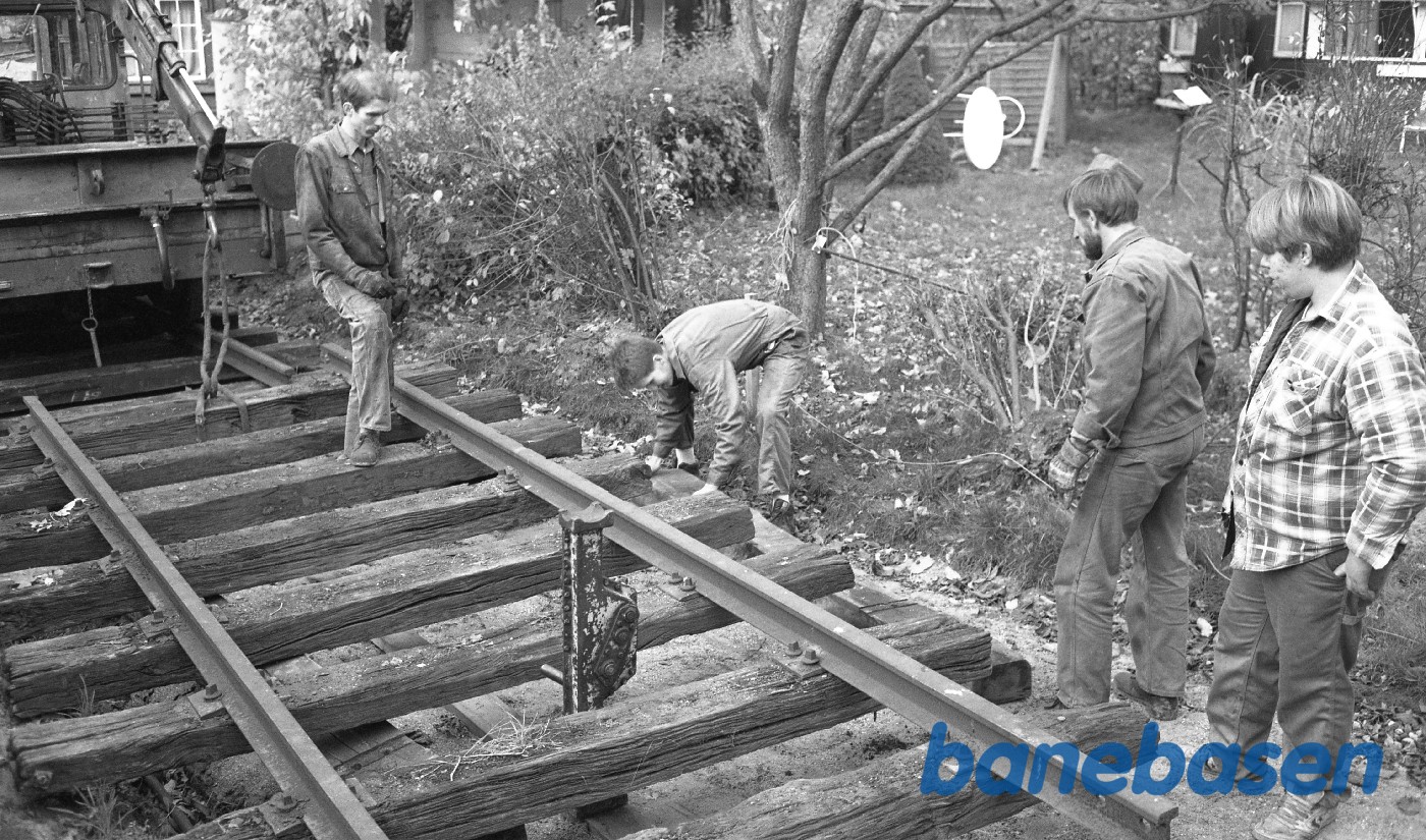 Sporlægning i Rungsted remise Sporlægning i Rungsted remise