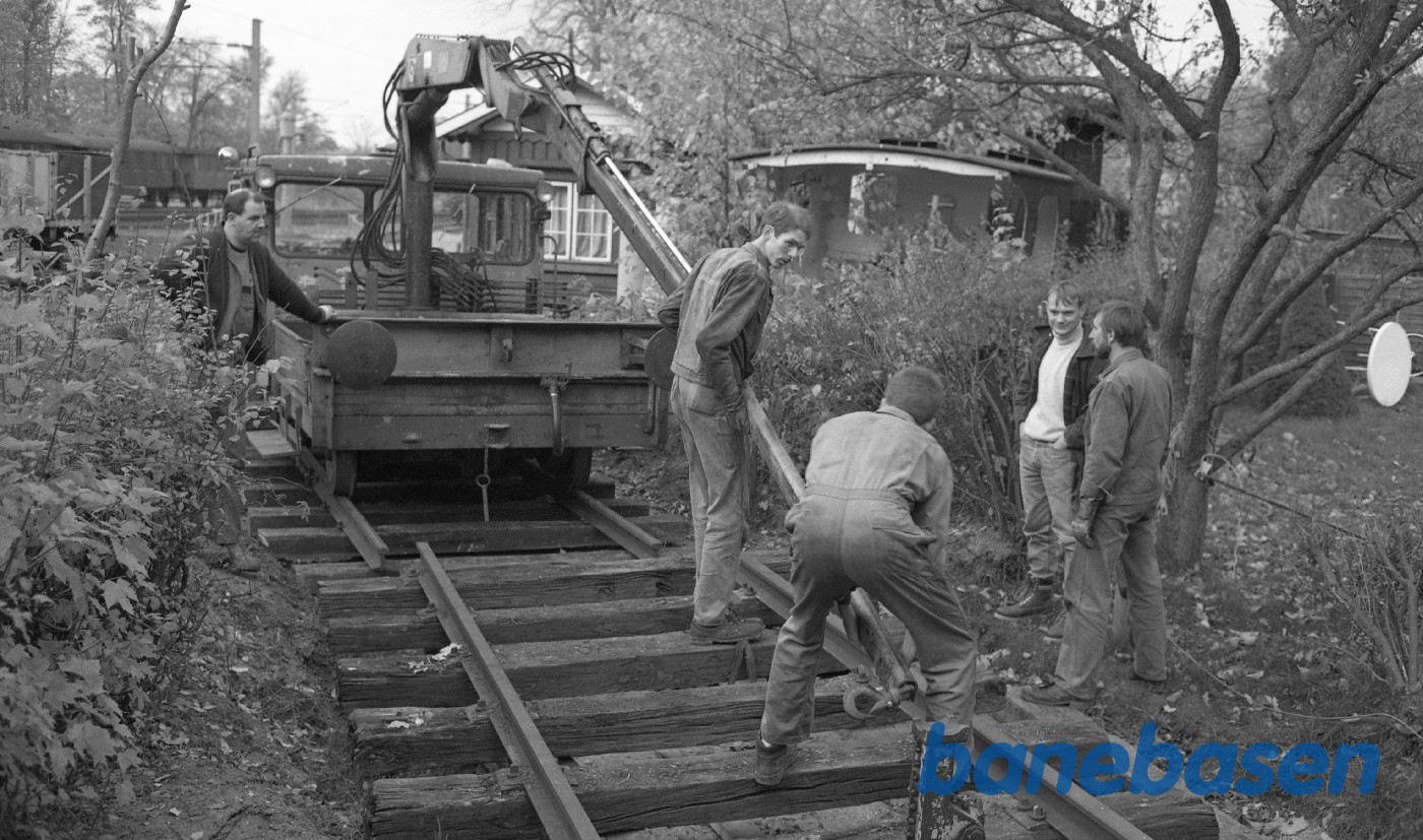 Sporlægning i Rungsted remise Sporlægning i Rungsted remise