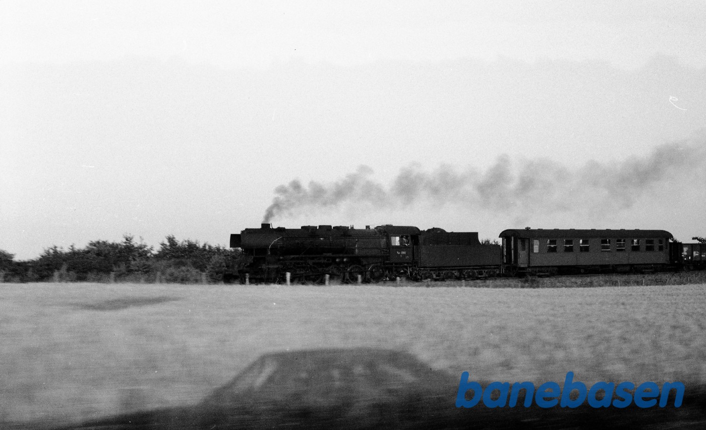 Godstog med N 201 i Jylland Godstog med N 201 i Jylland