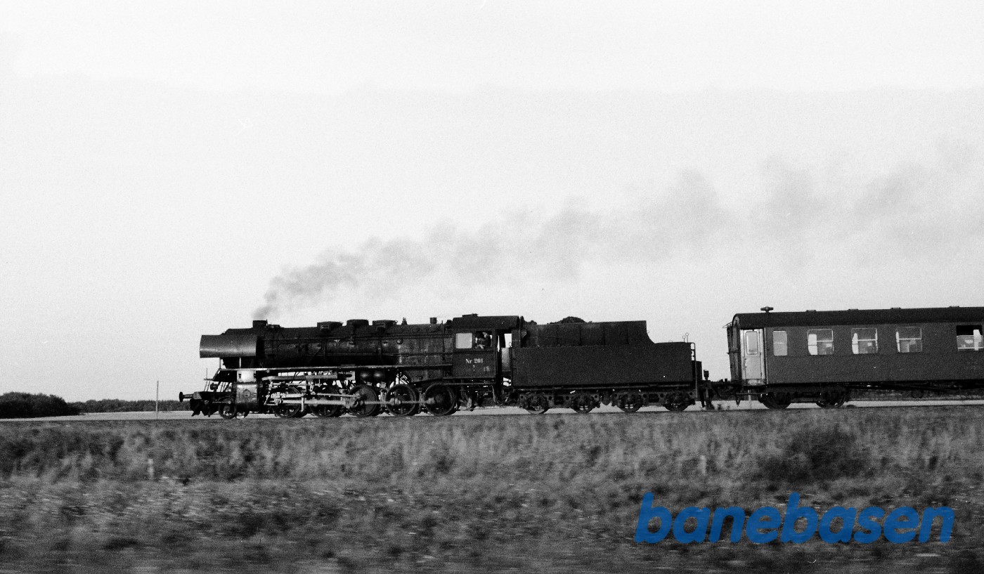 Godstog med N 201 i Jylland Godstog med N 201 i Jylland