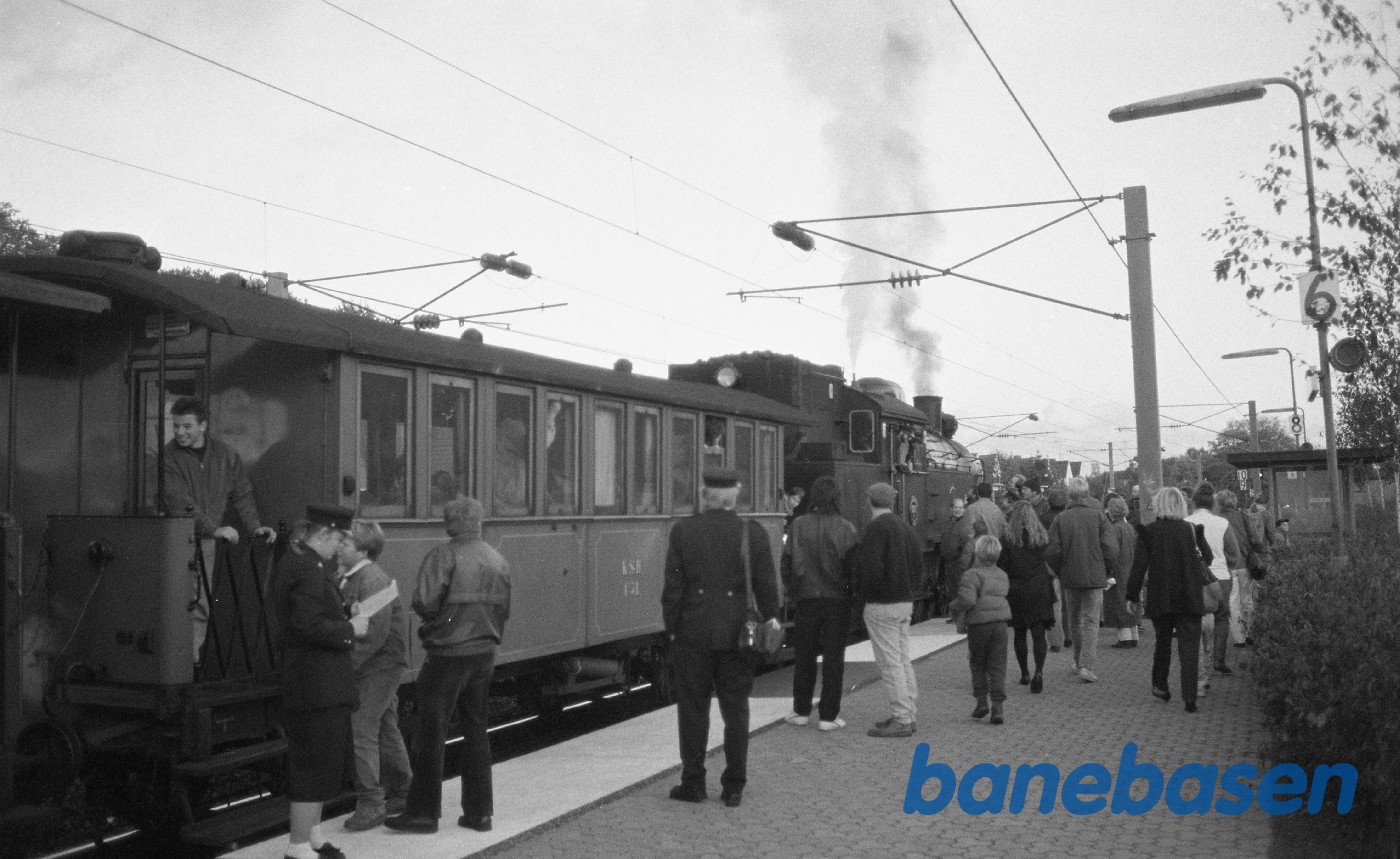 Tog på Rungsted station Tog på Rungsted station