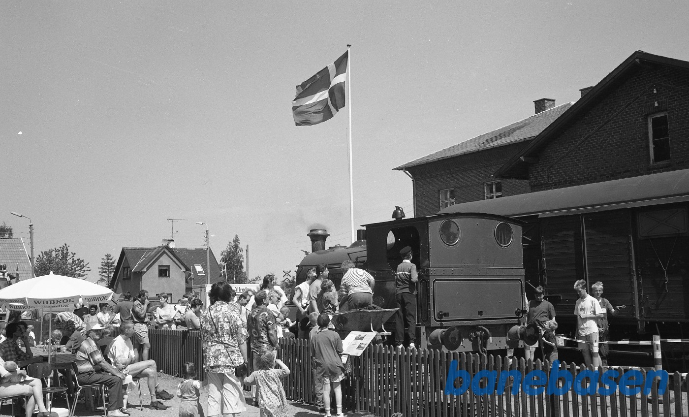 Veterantog for børn i Græsted, det første år Veterantog for børn i Græsted, det første år