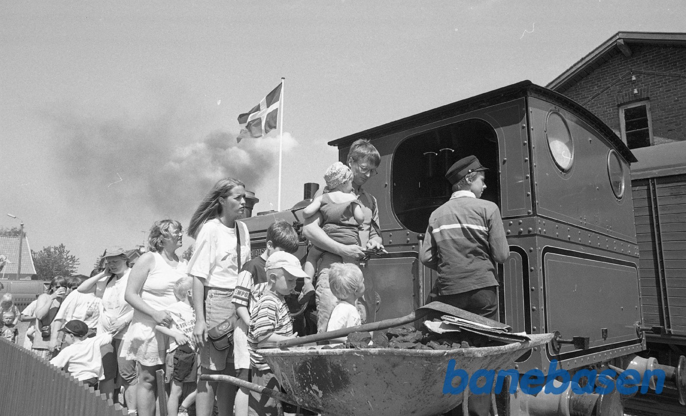 Veterantog for børn i Græsted, det første år Veterantog for børn i Græsted, det første år