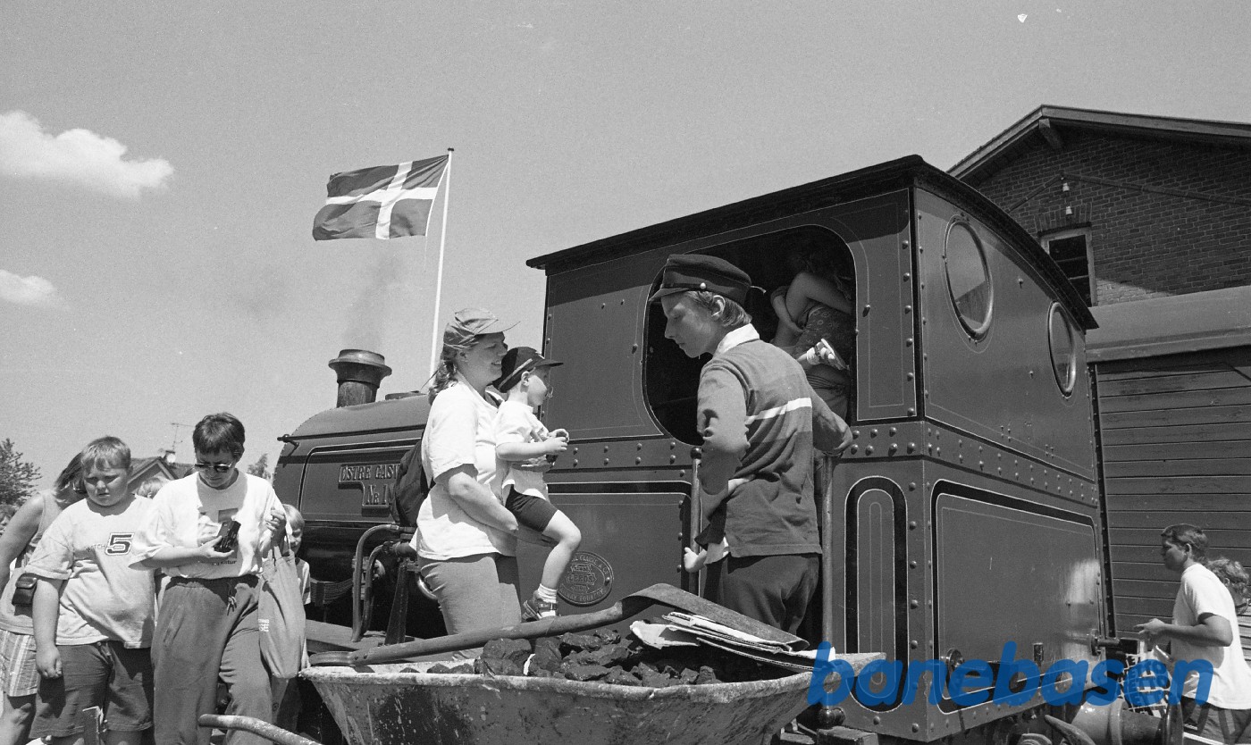 Veterantog for børn i Græsted, det første år Veterantog for børn i Græsted, det første år