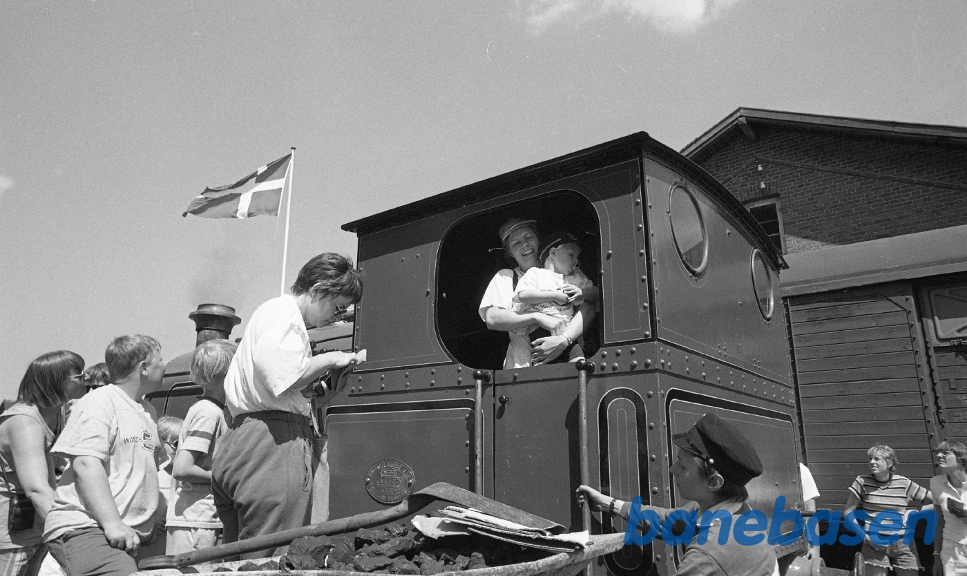 Veterantog for børn i Græsted, det første år Veterantog for børn i Græsted, det første år