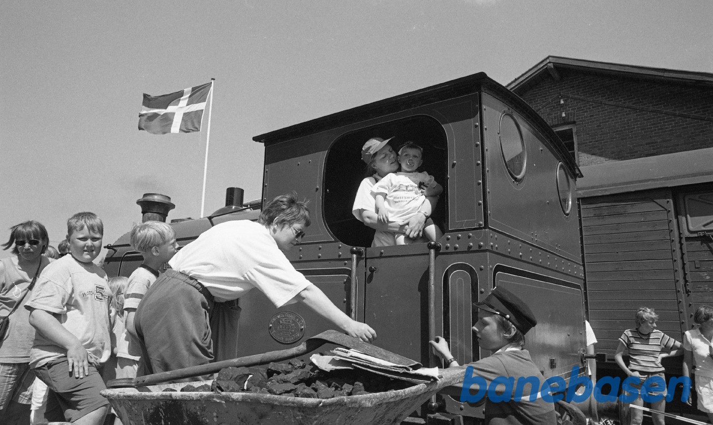 Veterantog for børn i Græsted, det første år Veterantog for børn i Græsted, det første år