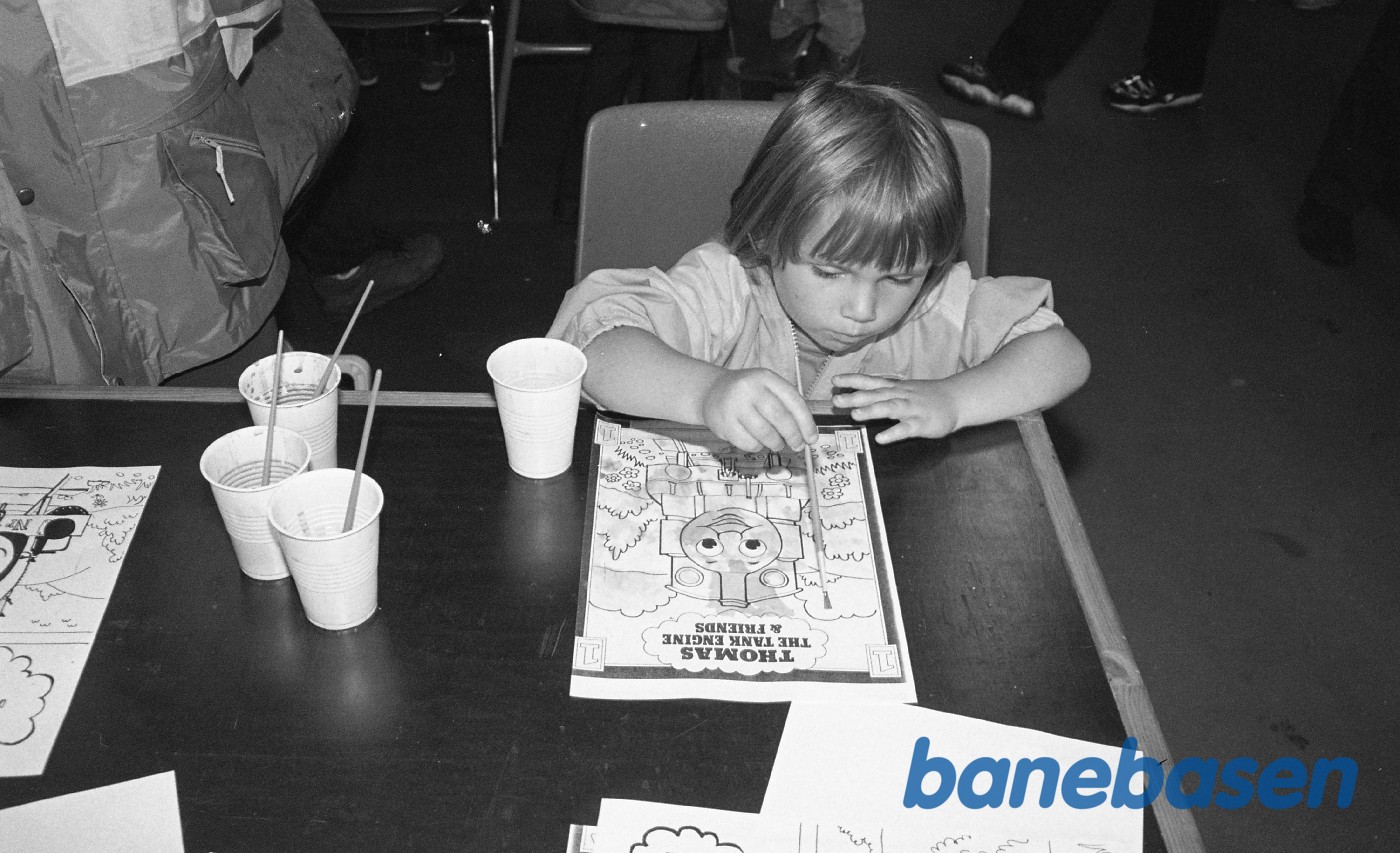 Veterantog for børn i Græsted, det første år Veterantog for børn i Græsted, det første år