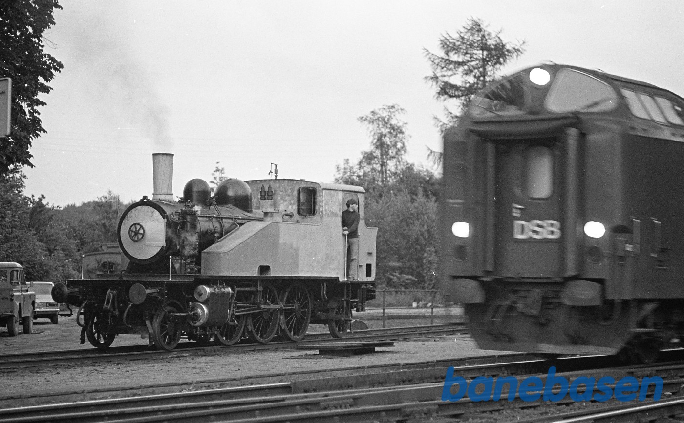 Prøvekørsel med 14 i natsporet forår 1980 Prøvekørsel med 14 i natsporet forår 1980