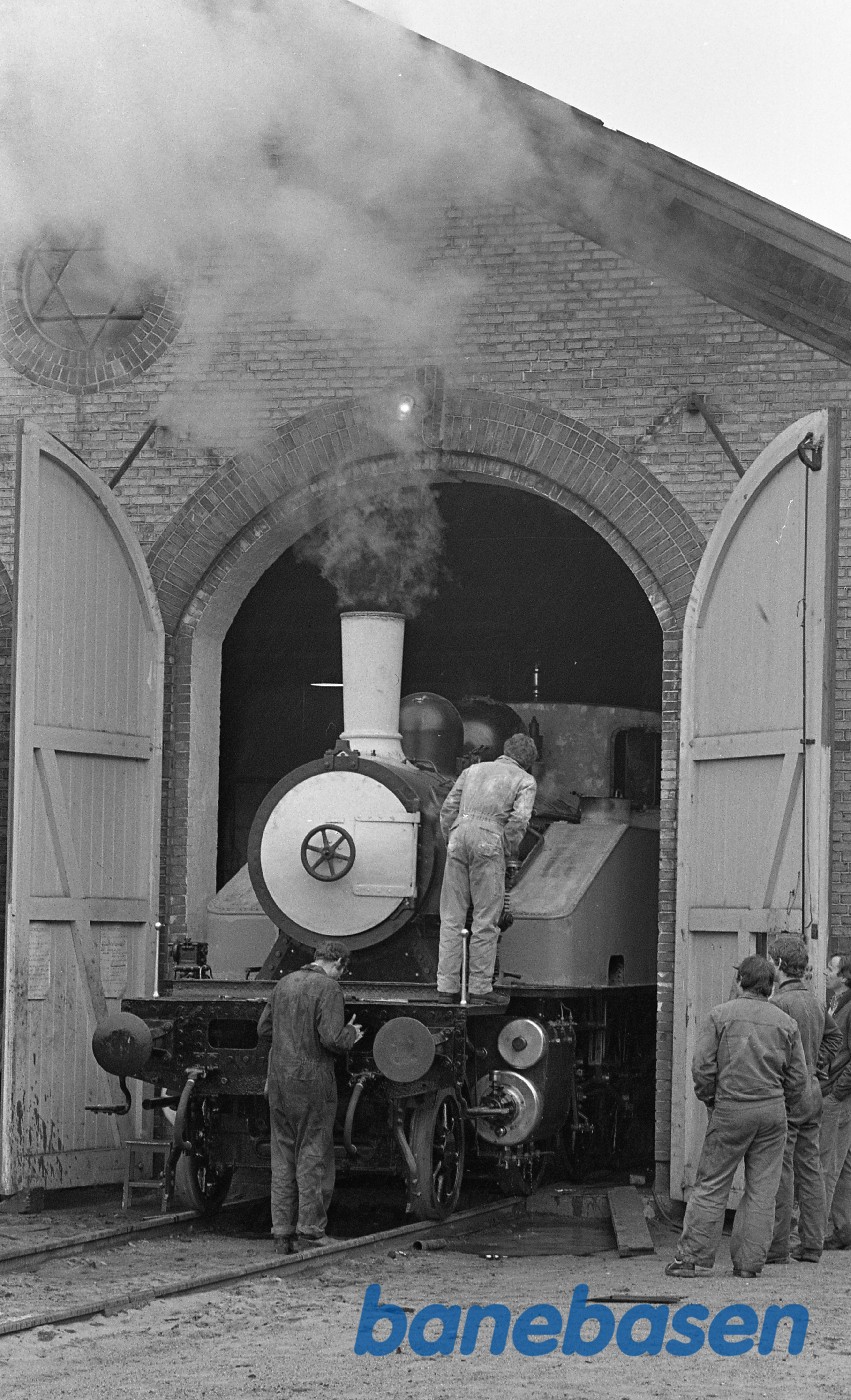 Prøvekørsel med 14 i natsporet forår 1980 Prøvekørsel med 14 i natsporet forår 1980