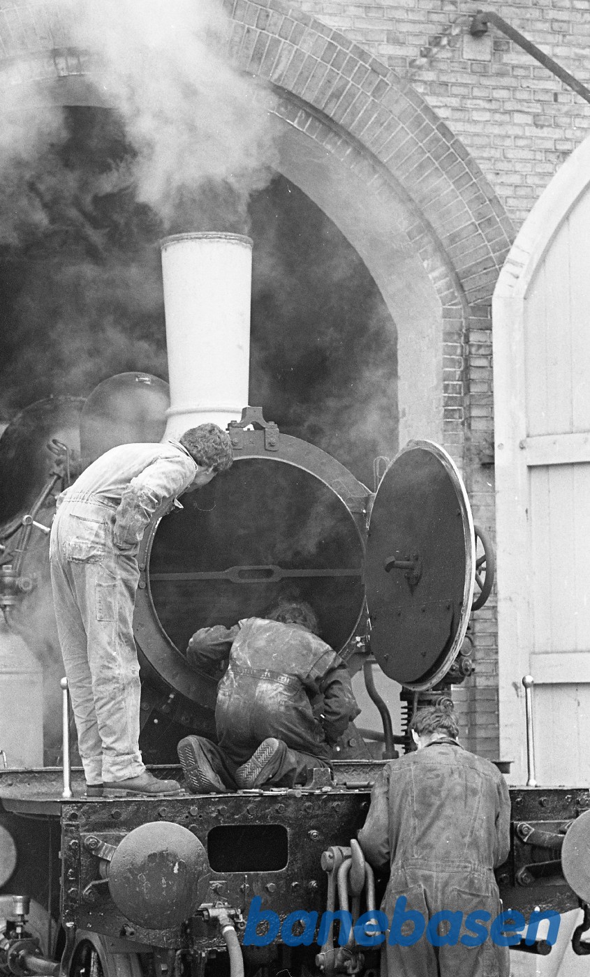 Prøvekørsel med 14 i natsporet forår 1980 Prøvekørsel med 14 i natsporet forår 1980
