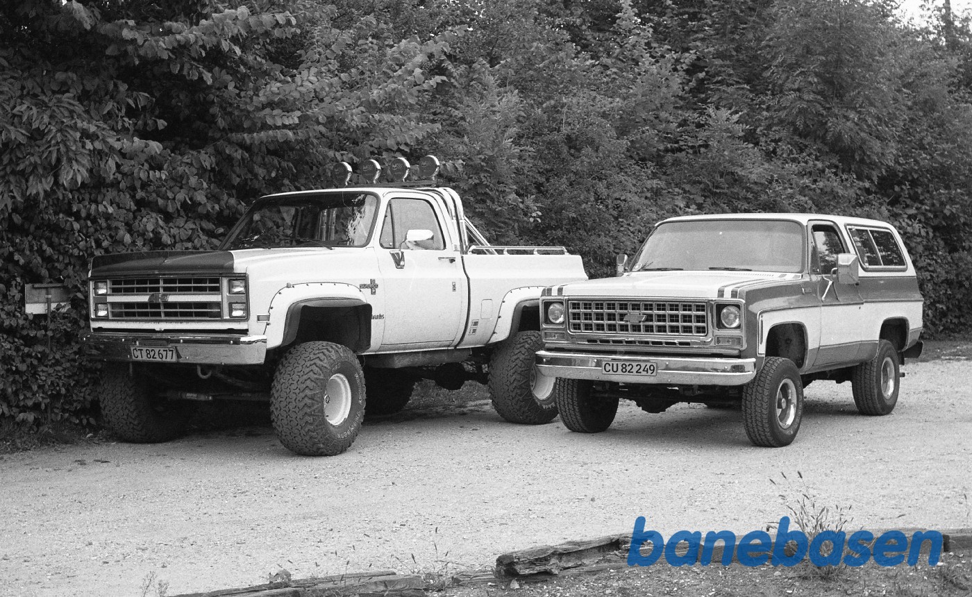 Frank Olesch og Stig Mathiesens biler i Rungsted remise Frank Olesch og Stig Mathiesens biler i Rungsted remise