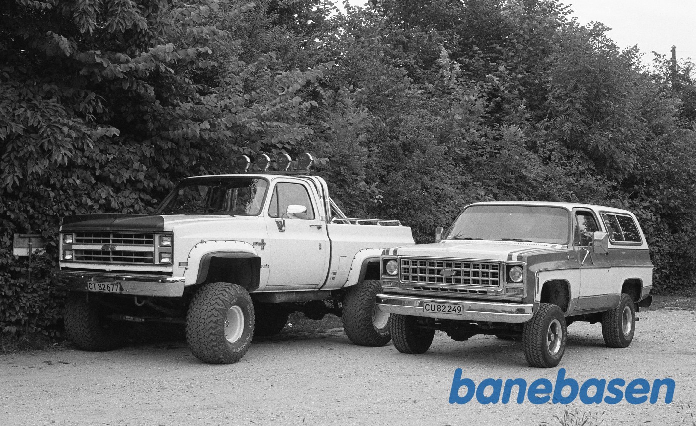 Frank Olesch og Stig Mathiesens biler i Rungsted remise Frank Olesch og Stig Mathiesens biler i Rungsted remise