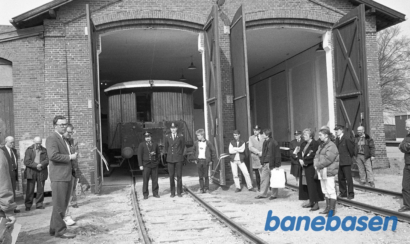 Indvielse af remisen i Græsted i 1991 Indvielse af remisen i Græsted i 1991