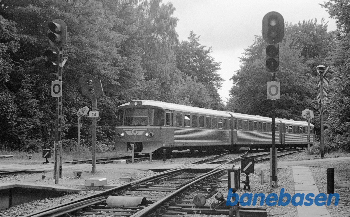 Y-tog på Kagerup station Y-tog på Kagerup station