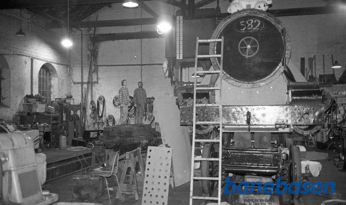 Værkstedsarbejde på DSB 582 i Rungsted Værkstedsarbejde på DSB 582 i Rungsted