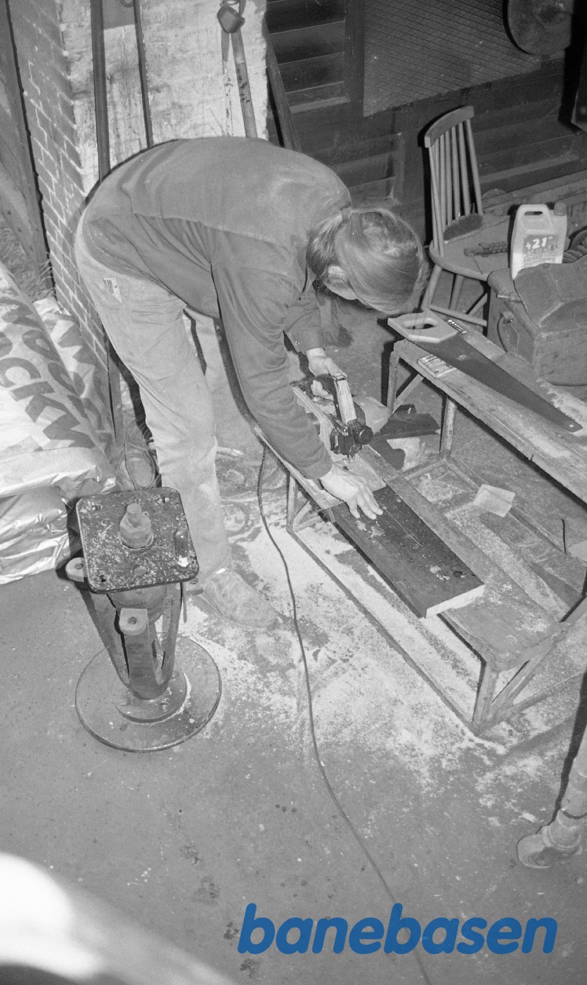 Arbejde i værkstedet i Græsted Arbejde i værkstedet i Græsted