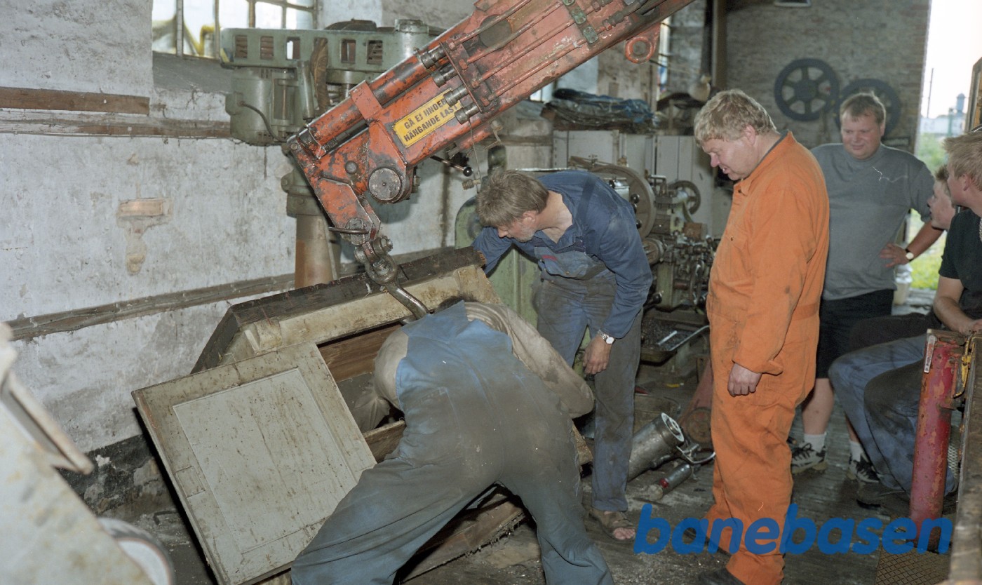 Flytning af drejebænk i Rungsted Flytning af drejebænk i Rungsted