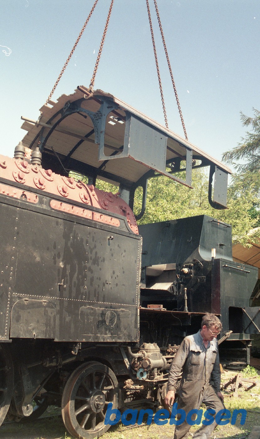 Samling af DSB S 740 med kran i Rungsted Samling af DSB S 740 med kran i Rungsted