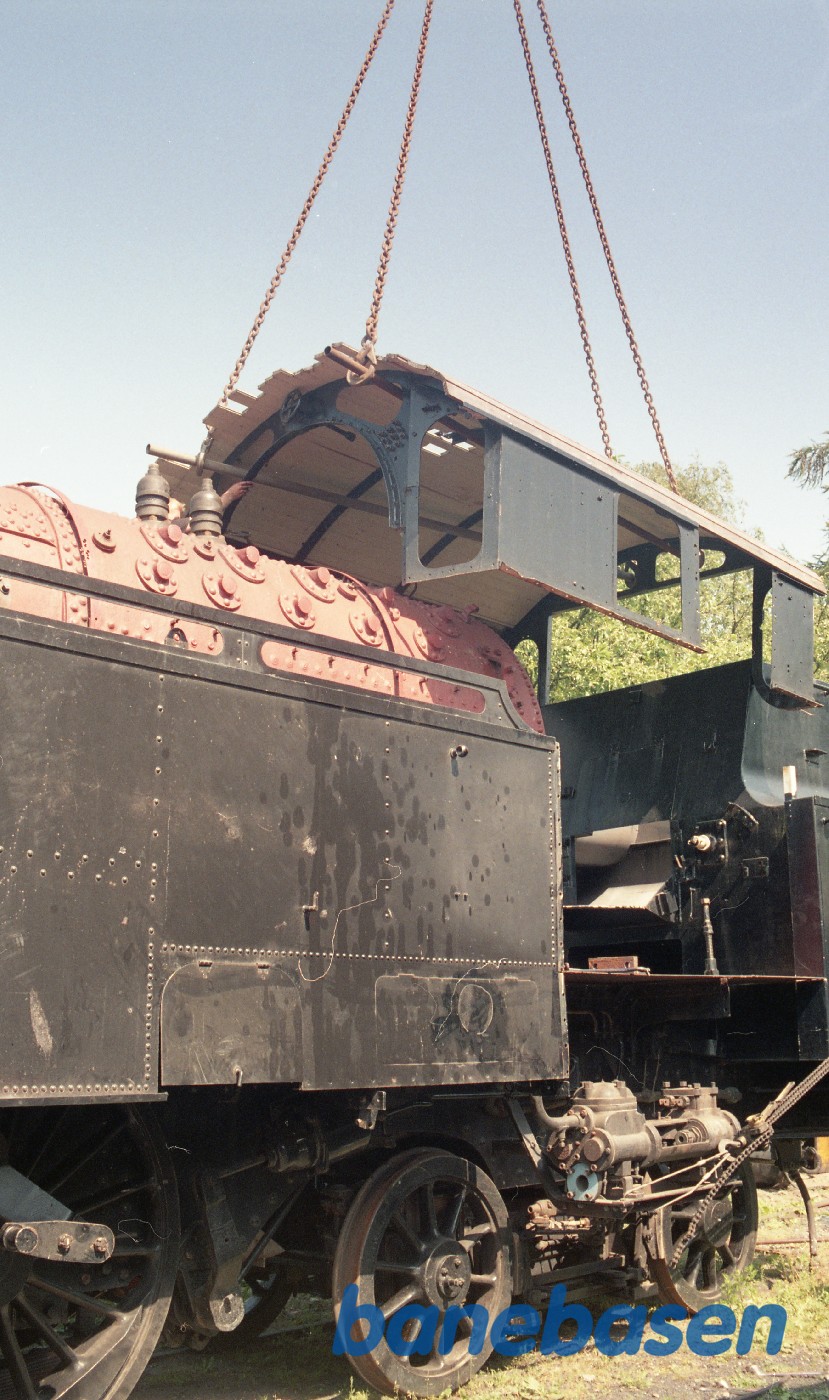 Samling af DSB S 740 med kran i Rungsted Samling af DSB S 740 med kran i Rungsted