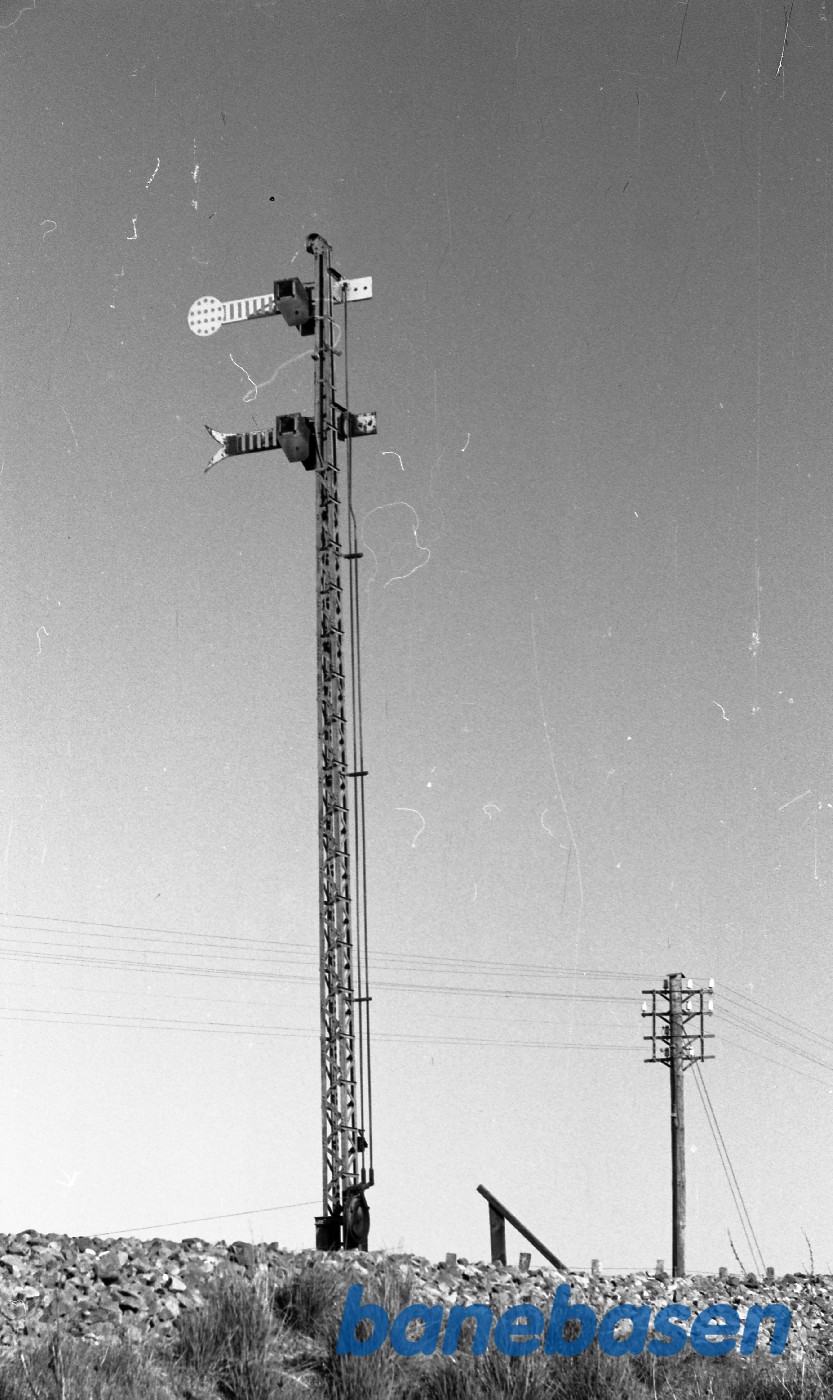 I-signal på banedæmning I-signal på banedæmning