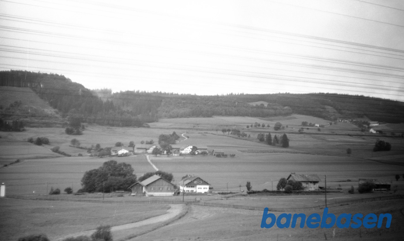 Landskab det fra togvindue Landskab det fra togvindue