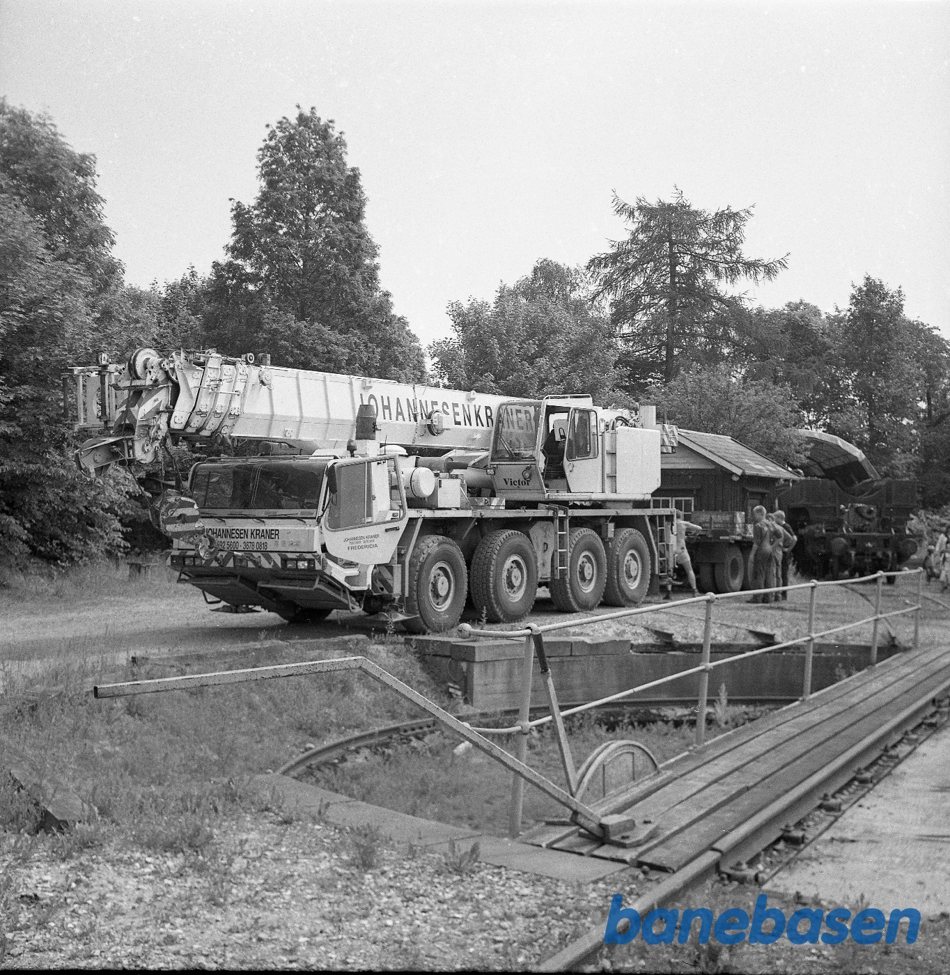 Samling af DSB S 740 med kran i Rungsted Samling af DSB S 740 med kran i Rungsted