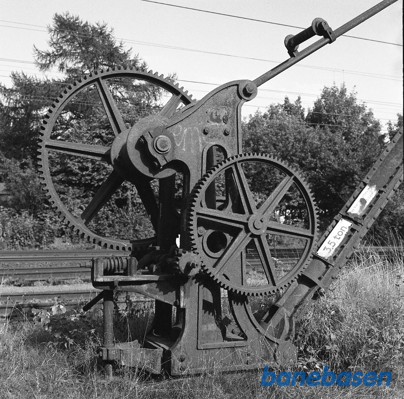 Den gamle kran i Rungsted ud for remisen Den gamle kran i Rungsted ud for remisen