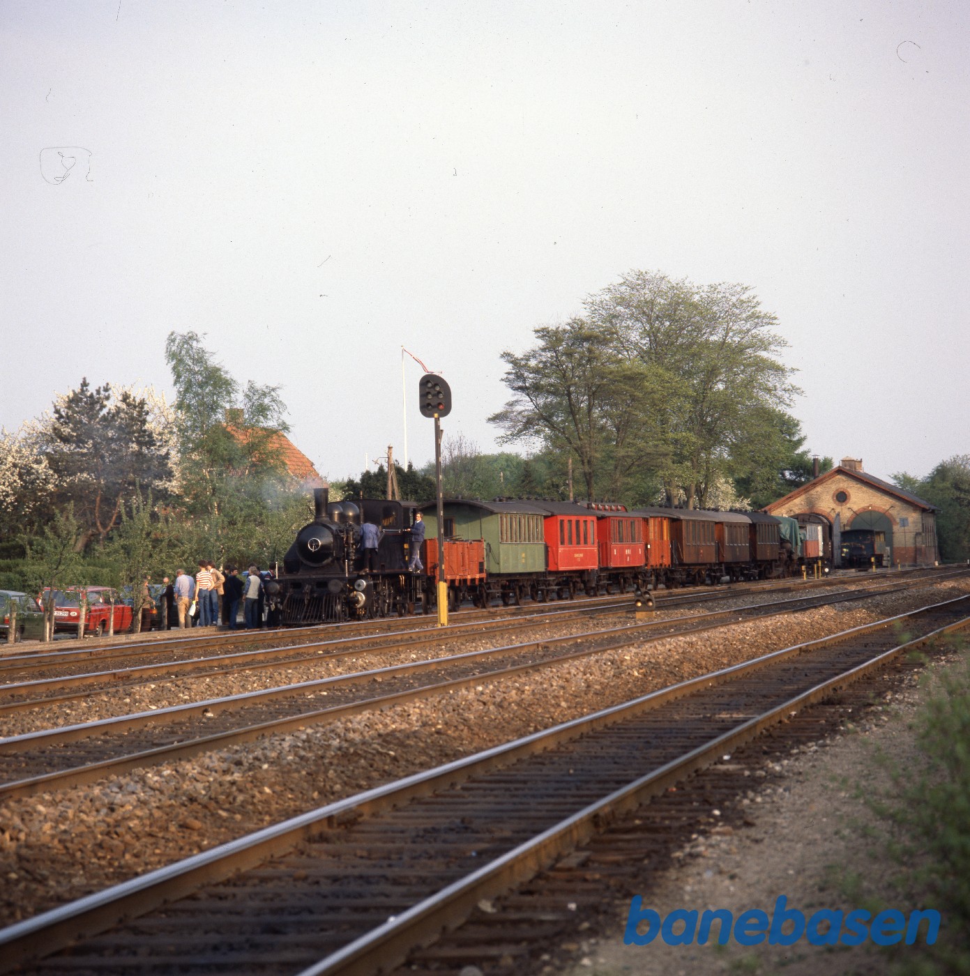 OKMJ 14 med materieltransport, Rungsted spor 1 OKMJ 14 med materieltransport, Rungsted spor 1