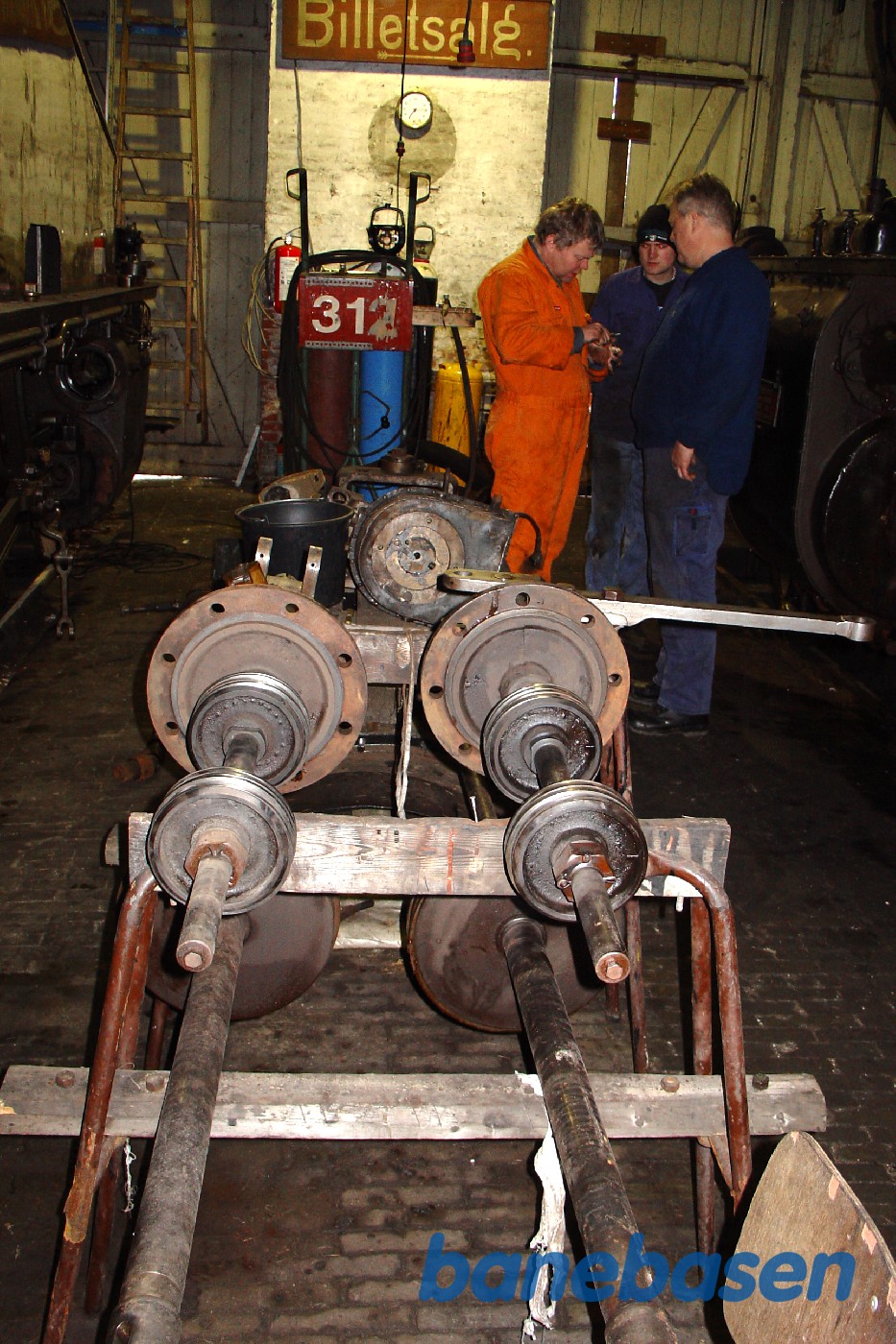 Der arbejdes på restaurering af 1307 i Ringsted remise Der arbejdes på restaurering af 1307 i Ringsted remise