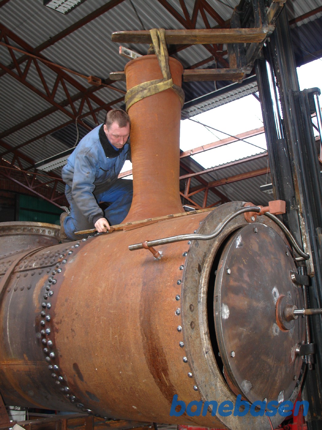 Værkstedsarbejde på HHB 4 i Græsted Værkstedsarbejde på HHB 4 i Græsted