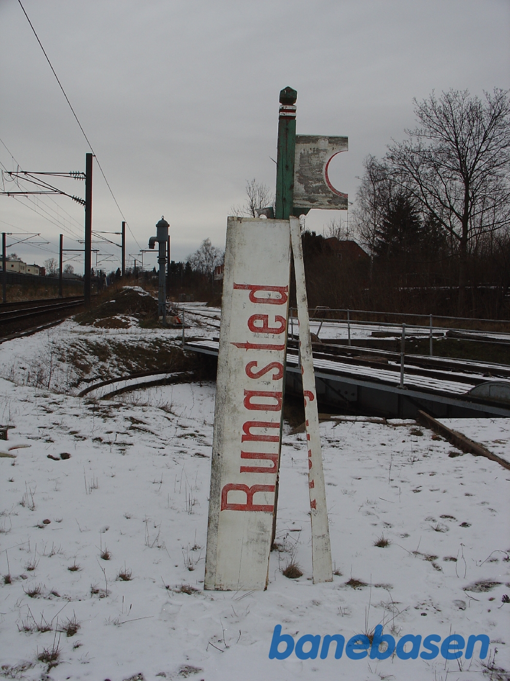 Skilt ved remisen Skilt ved remisen