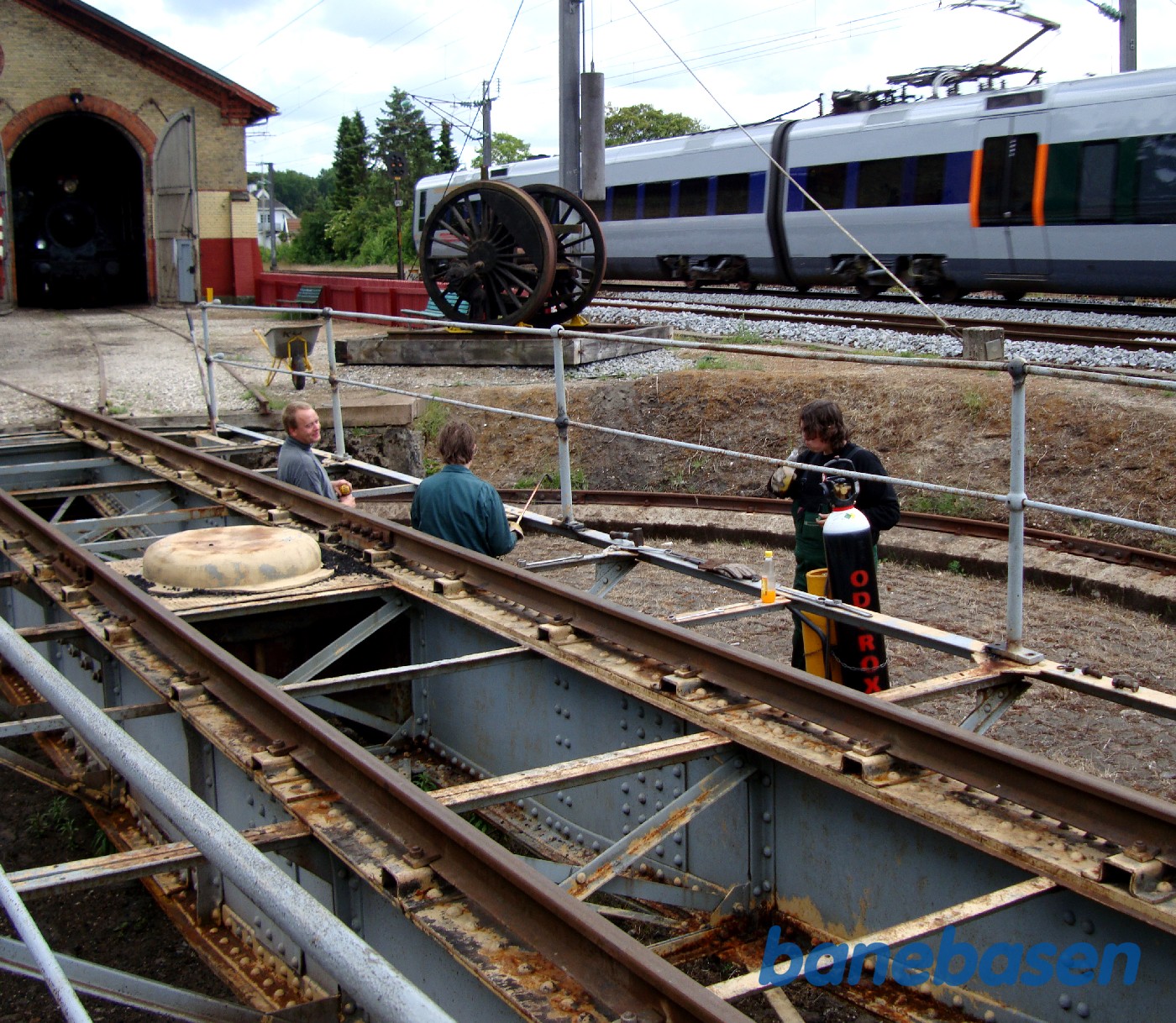 Restaurering af drejeskiven i Rungsted Restaurering af drejeskiven i Rungsted