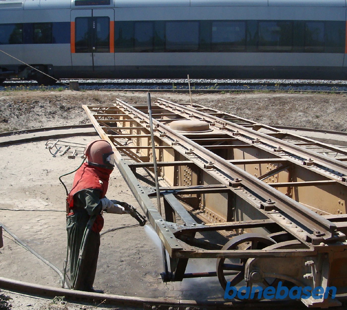 Restaurering af drejeskiven i Rungsted Restaurering af drejeskiven i Rungsted