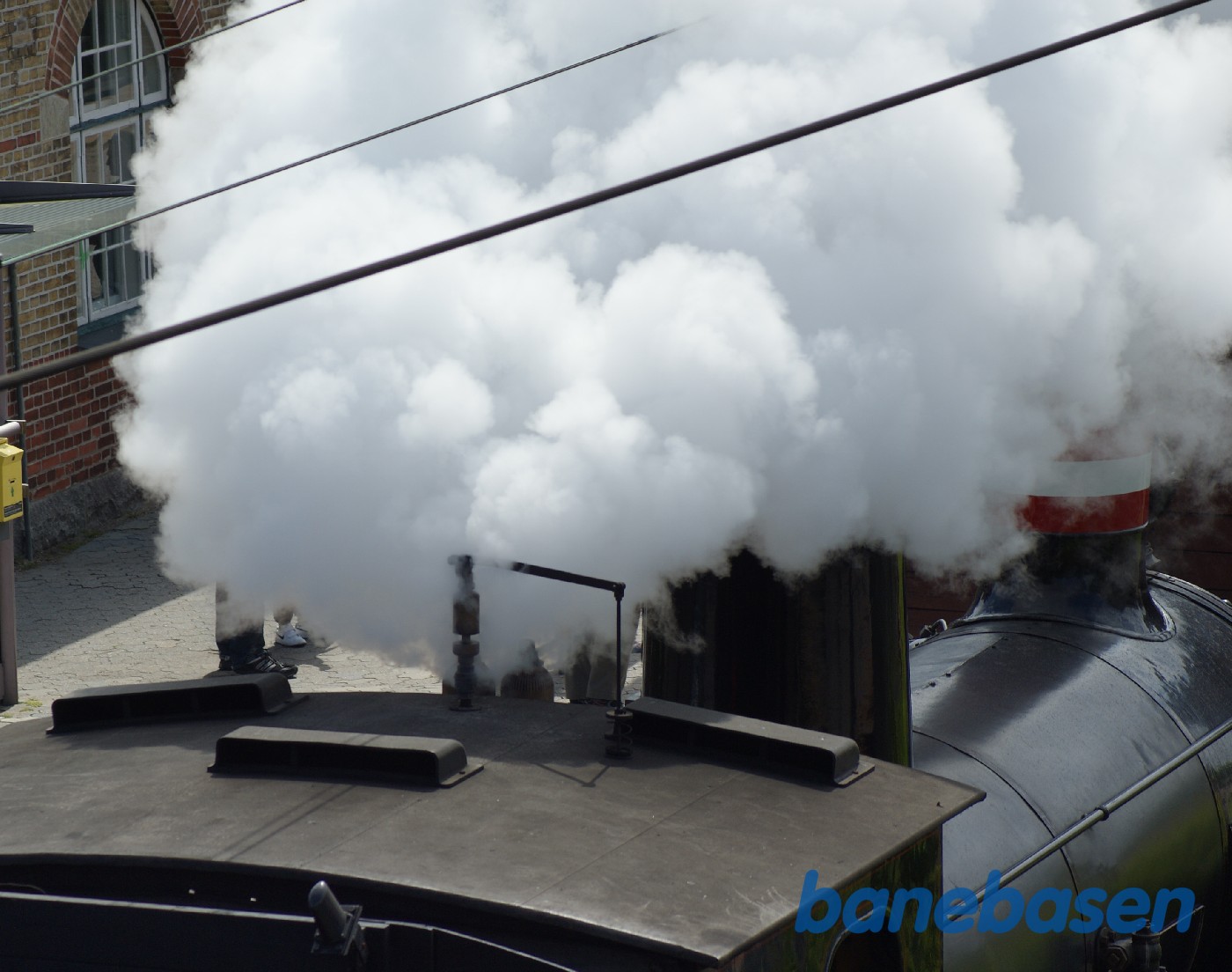 Dampskyer fra damplokomotiv Dampskyer fra damplokomotiv