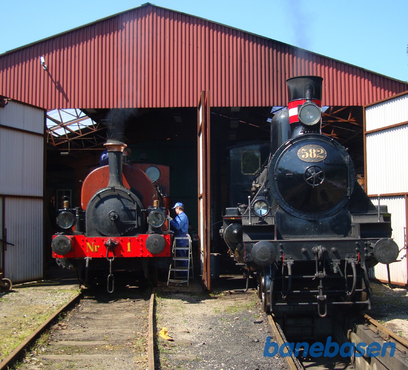 Opfyring af ØG1 og K582 i Græsted Opfyring af ØG1 og K582 i Græsted