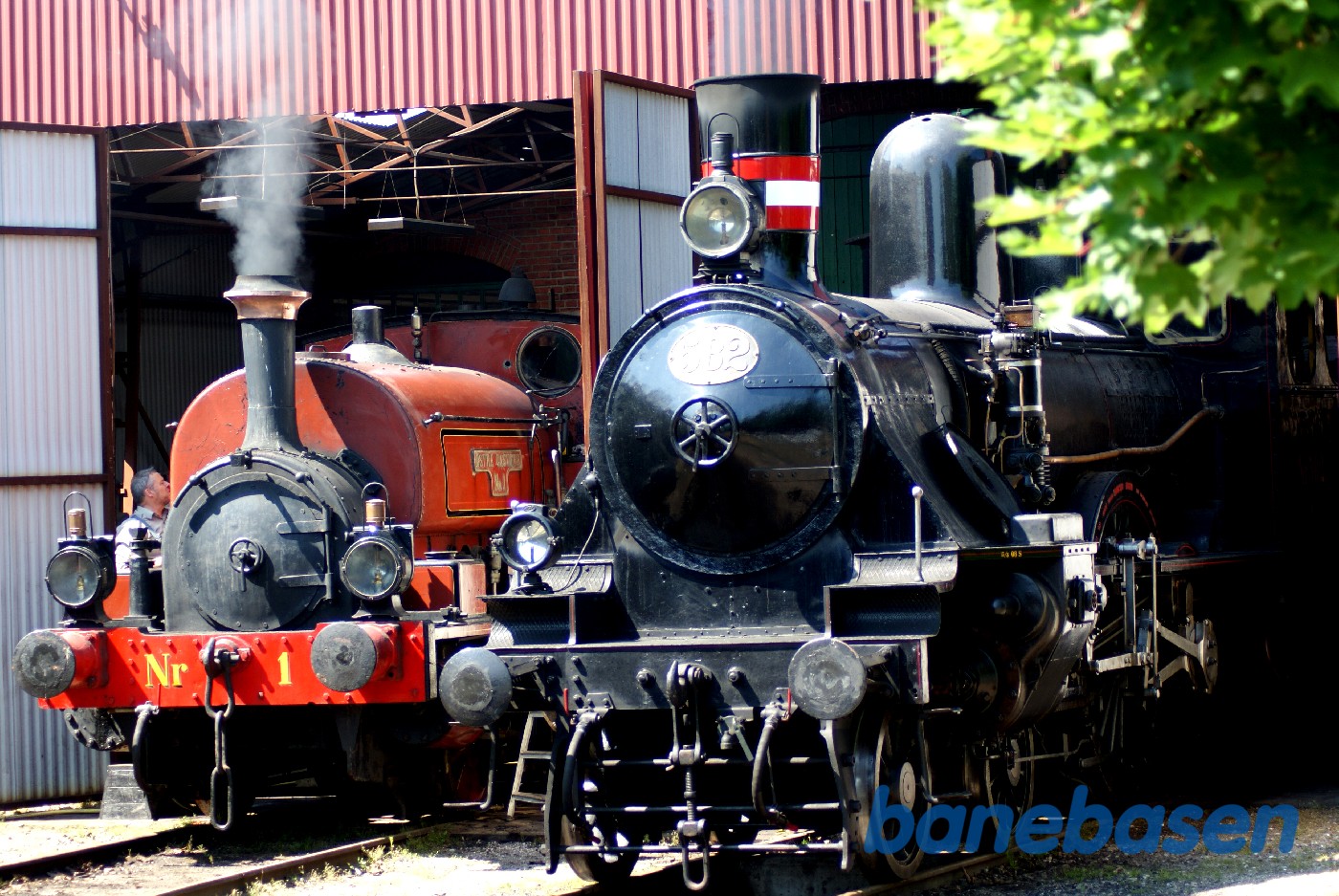 Opfyring af ØG1 og K582 i Græsted Opfyring af ØG1 og K582 i Græsted