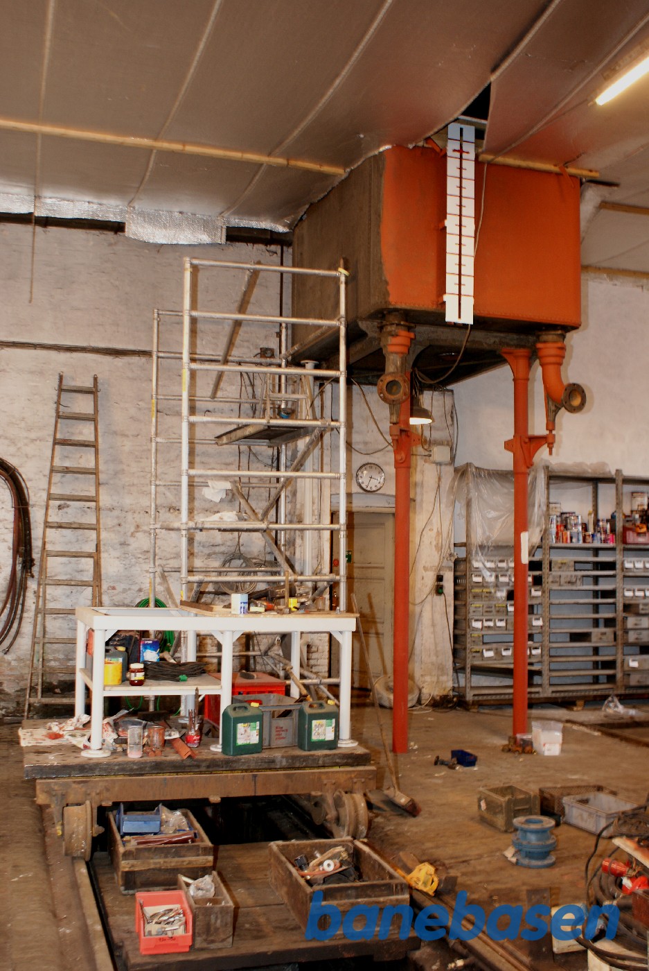 Stor oprydning af værkstedet i Rungsted remise Stor oprydning af værkstedet i Rungsted remise