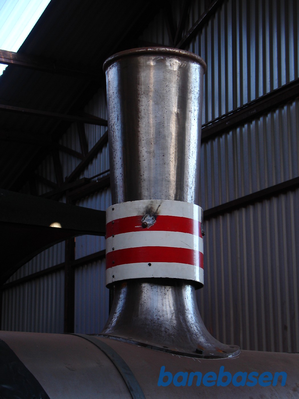 Skorsten på HHB 4 Skorsten på HHB 4