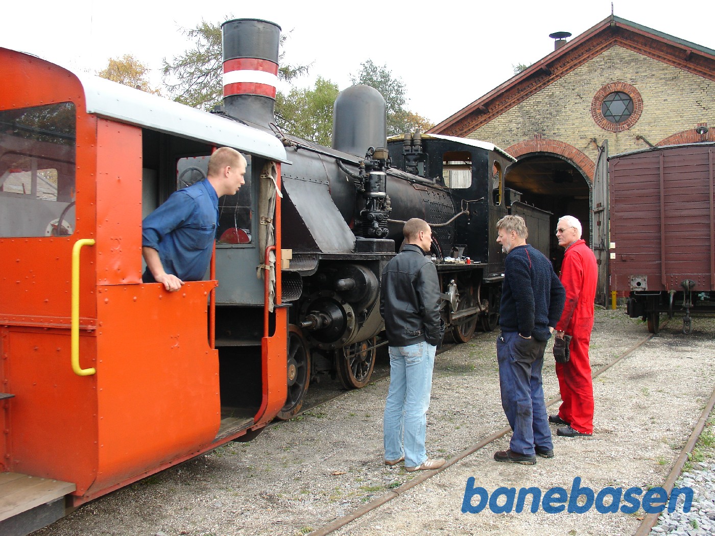 K582 udenfor remisen i Rungsted K582 udenfor remisen i Rungsted