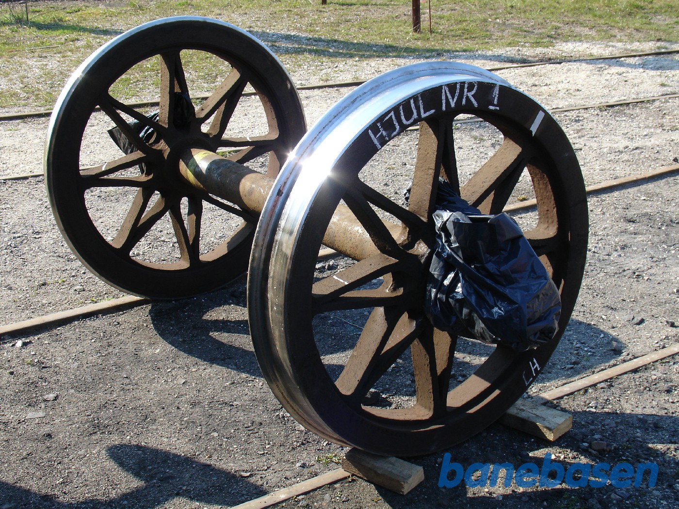 Stjernehjul til en personvogn Stjernehjul til en personvogn